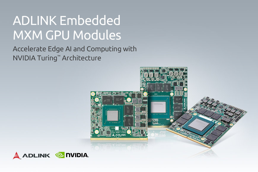 ADLINK Releases Industry-first Embedded MXM Graphics Modules on NVIDIA Turing™ Architecture